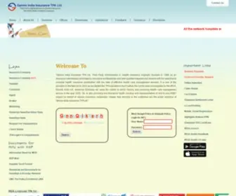 Geninsindia.com(Genins India Insurance TPA Ltd) Screenshot