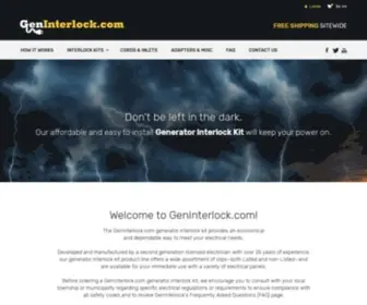 Geninterlock.com(The generator interlock kit) Screenshot