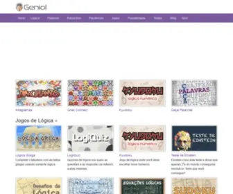 Geniol.com.br(Jogos para pessoas inteligentes) Screenshot