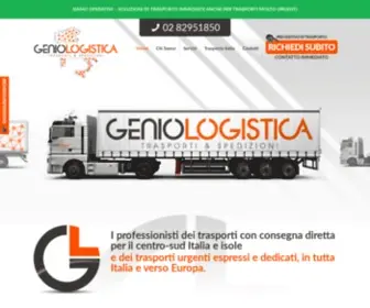 Geniologistica.it(Trasporto merci in tutta Italia) Screenshot