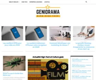 Geniorama.com(Blog high tech) Screenshot