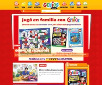 Genios.com.ar(Revista Genios) Screenshot