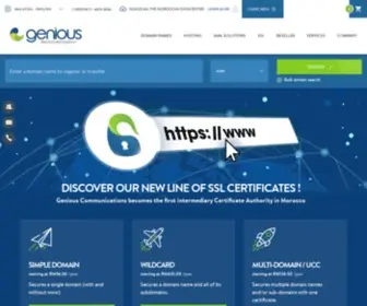 Genious.my(Web hosting) Screenshot