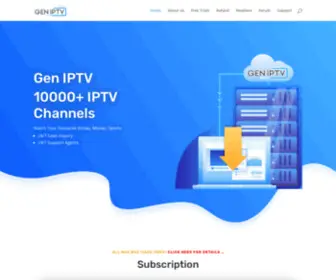 Geniptv.com(Gen IPTV) Screenshot