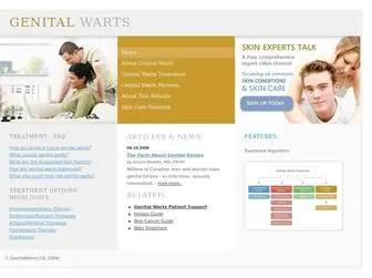 Genitalwarts.ca(Genital Warts) Screenshot