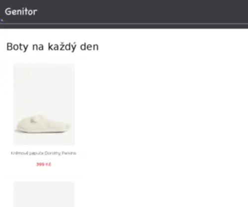 Genitor.cz(Genitor) Screenshot