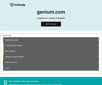 Genium.com(Genium Publishing Corporation) Screenshot