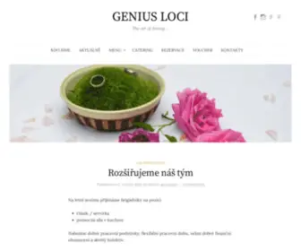 Genius-Loci.cz(Genius loci) Screenshot