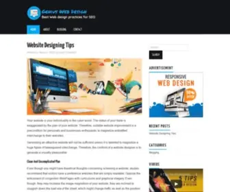 Genius-Webdesign.com(Genius Web Design SEO) Screenshot