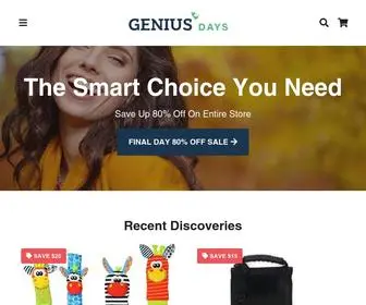 Geniusdays.com(Genius Days) Screenshot