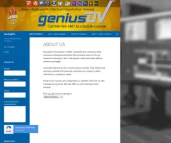 Geniusdv.com(Video Editing and Audio Production) Screenshot