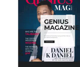 Geniusgistmagazine.com(An Online Media Platform with the aim and vision to Promote and showcase Africa to the World) Screenshot