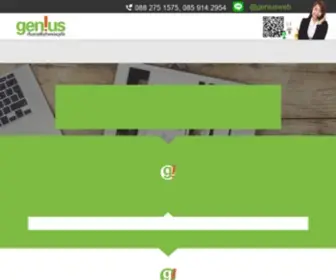 Geniusgraphic.com(รับออกแบบเว็บไซต์) Screenshot