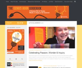 Geniushourguide.org(The Genius Hour Guidebook) Screenshot