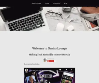 Geniuslounge.com(Genius Lounge) Screenshot