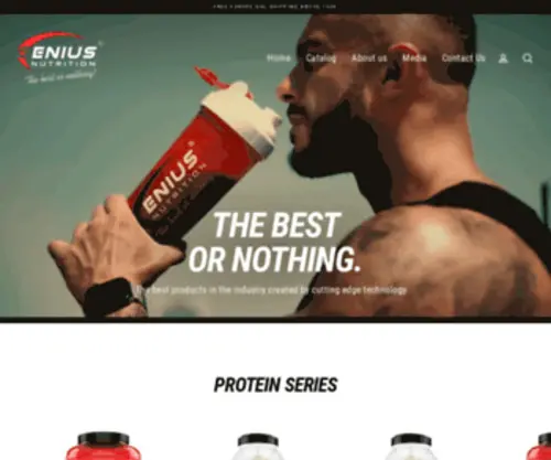 Geniusnutrition.eu(Buy online the best european sport nutrition products) Screenshot