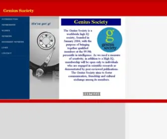 Geniusociety.com(Genius Society) Screenshot