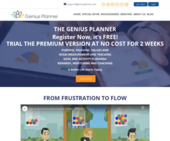 Geniusplanner.com(Genius Planner) Screenshot