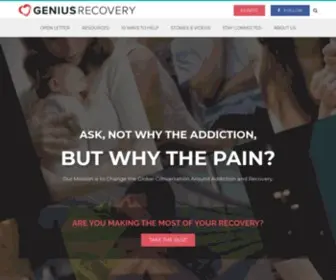 Geniusrecovery.com(Genius Recovery) Screenshot