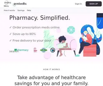 Geniusrx.com(GeniusRx) Screenshot