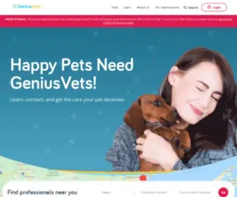 Geniusvets.com(Geniusvets) Screenshot