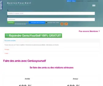 Geniusyourself.com(Rencontre) Screenshot
