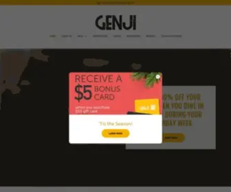 Genjimidland.com(Japanese Steakhouse) Screenshot