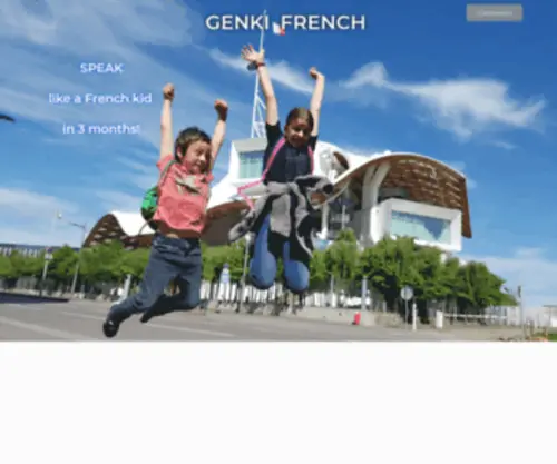 Genkifrench.com(Learn French for Free with) Screenshot
