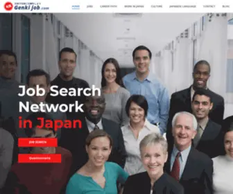 Genkijob.com(Job Search Network in Japan) Screenshot