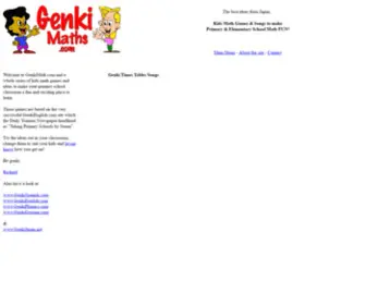 Genkimath.com(Kids Math Games to Make Math Fun) Screenshot