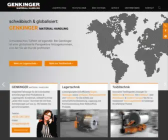 Genkinger-Hubtex.com(Material Handling) Screenshot