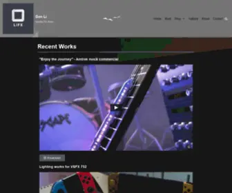 Genlifx.com(Recent Works) Screenshot