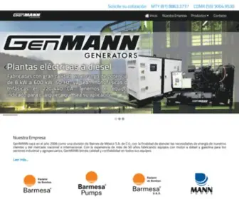 Genmann.com(GenMANN Generators) Screenshot
