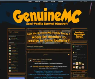 Genmc.net(GenuineMC) Screenshot