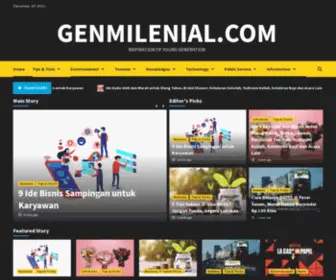 Genmilenial.com(Genmilenial) Screenshot