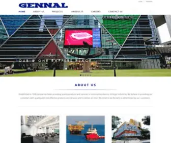 Gennal.com(Gennal Group of Companies) Screenshot