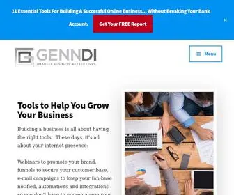 Genndi.com(Our goal is simple) Screenshot