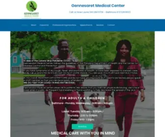 Gennmed.com(Gennesaret Medical Center) Screenshot