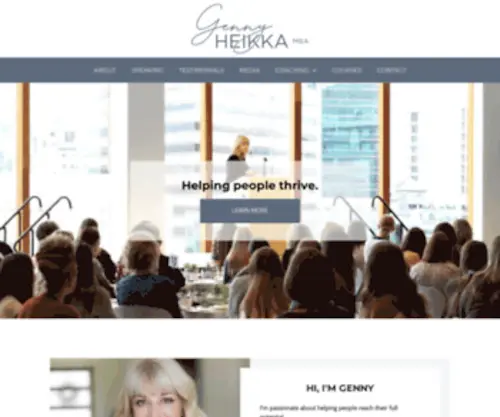 Gennyheikka.com(Genny Heikka) Screenshot