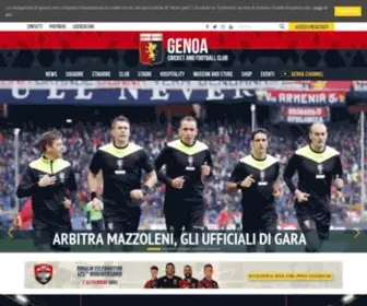 GenoacFc.it(Genoa Cfc) Screenshot