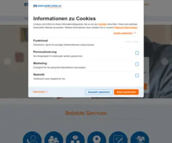 Genobank.de(Startseite GENO BANK) Screenshot