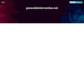 Genocideintervention.net(genocideintervention) Screenshot