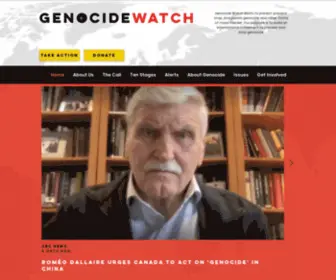 Genocidewatch.com(Genocide Watch) Screenshot