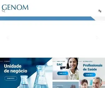 Genom.com.br(Indústria Farmacêutica) Screenshot