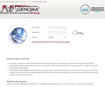 Genomagroup.com(Refertazione online) Screenshot