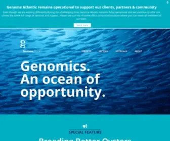 Genomeatlantic.ca(Genome Atlantic) Screenshot