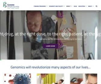Genomebc.ca(Genome BC) Screenshot
