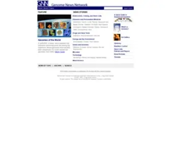 Genomenewsnetwork.org(GNN) Screenshot