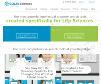 Genomequest.com(Realize the full promise of genomics) Screenshot