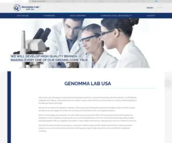 Genommalab.us(Genomma Lab) Screenshot